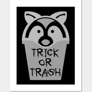 Trick or Trash - Raccoon X Posters and Art